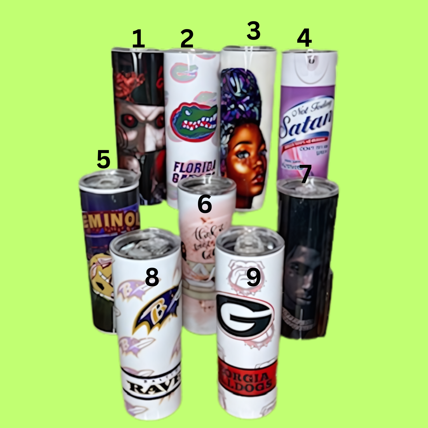 Clearence Custom 20oz Tumblers