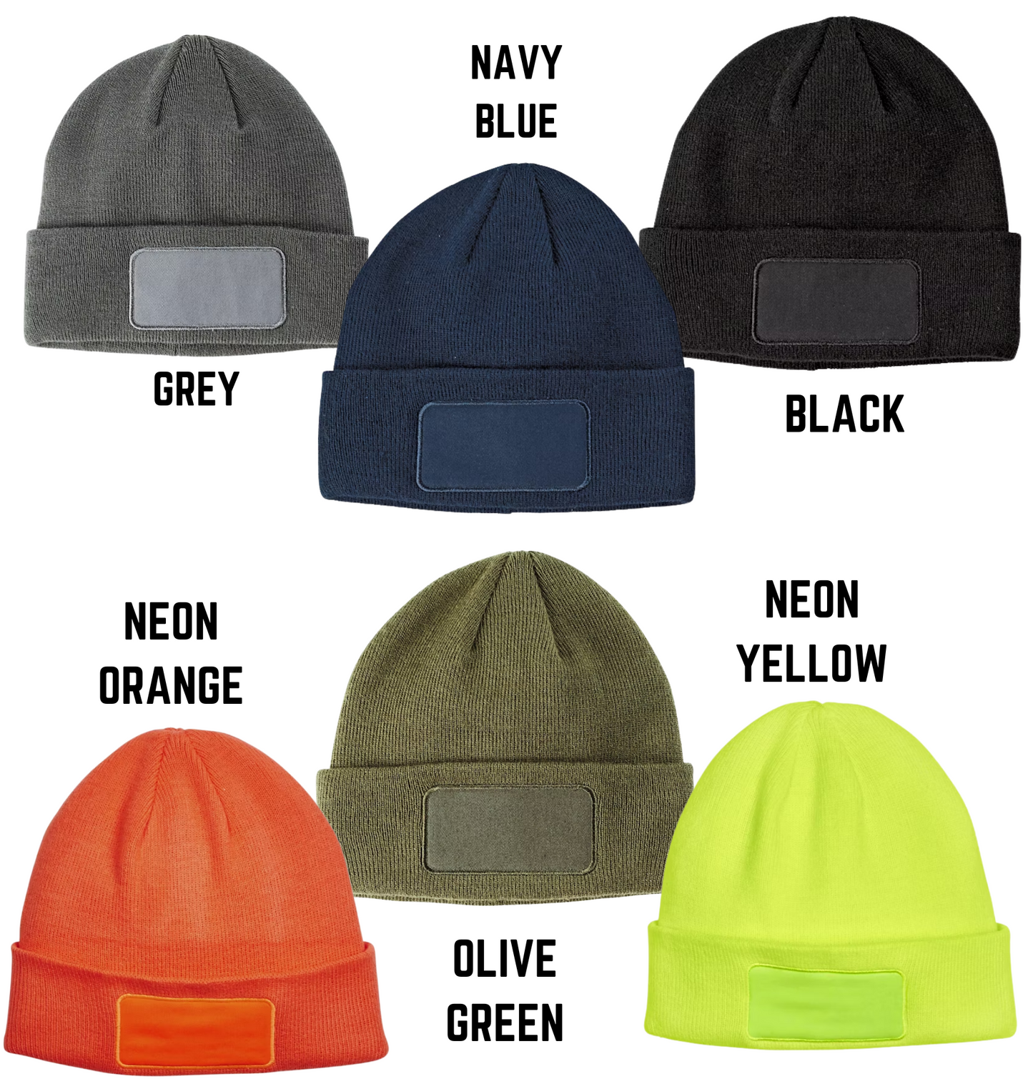 DTF Custom Patch Beanie