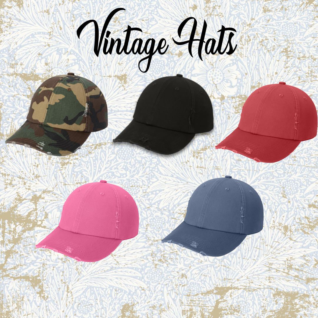 Vintage Distressed Hats