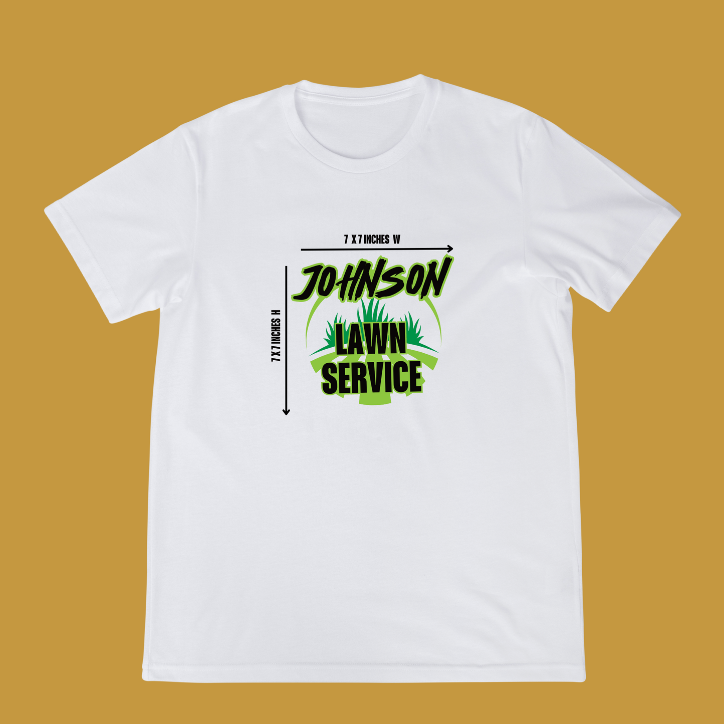 PRESSING SERVICE ONLY, SHIRTS NOT INCLUDED (Front Design or front and Back)