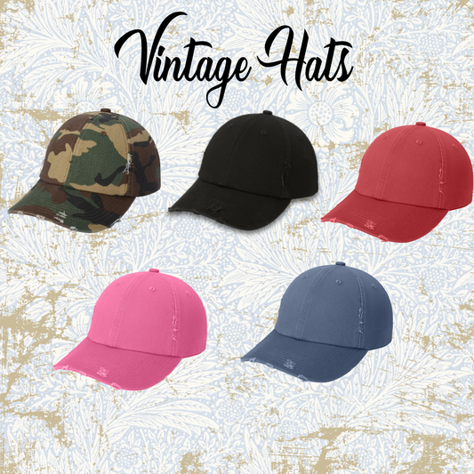 Vintage Distressed Hats