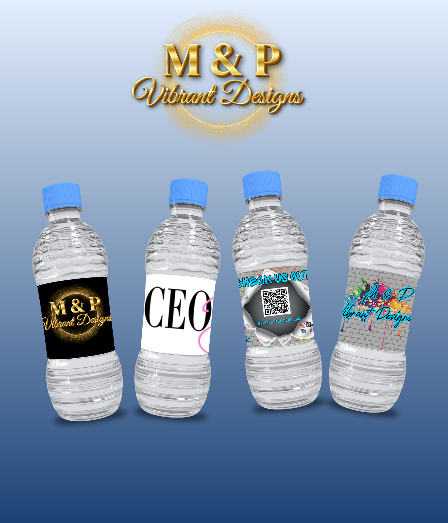 WATER BOTTLE LABELS